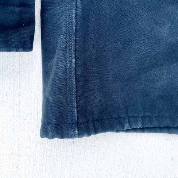 Carhartt Men's Vintage 2XL Black Blanket Lined Canvas Chore Coat Jacket - Picture 9 of 13